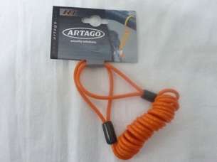 Reminder kabel voor sloten. Oranje