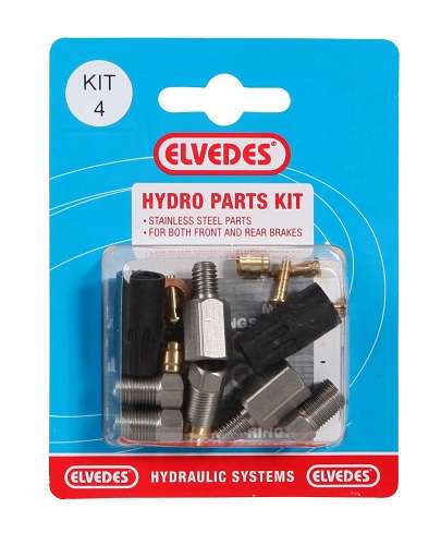Parts Kit 4 universele Hydraulische componenten RVS