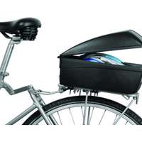 Topkoffer - bagagebox Polisport fiets -  zwart  vaste montage op drager