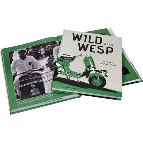 Boek historie Vespa in NL Wild op de Wesp