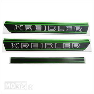Sticker Kreidler zwart / groen