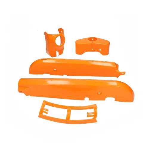 Kappenset - Plaatset plastic Kreidler oranje 4-delig