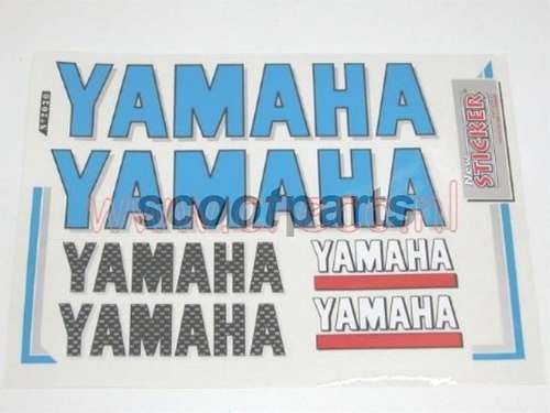 Stickerset A4 Yamaha