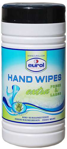 Hand schoonmaakdoekjes Eurol Handwipes