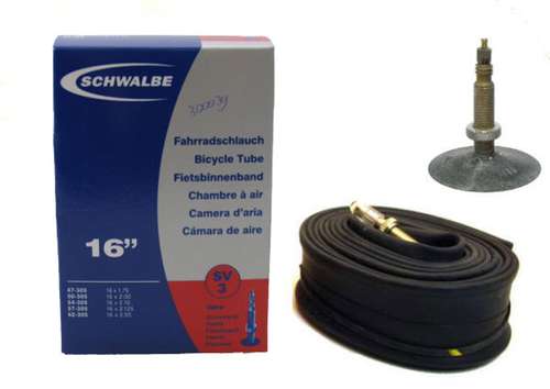 Binnenband Schwalbe SV3 16" / 47/62-305 - 40mm ventiel (Fiets)